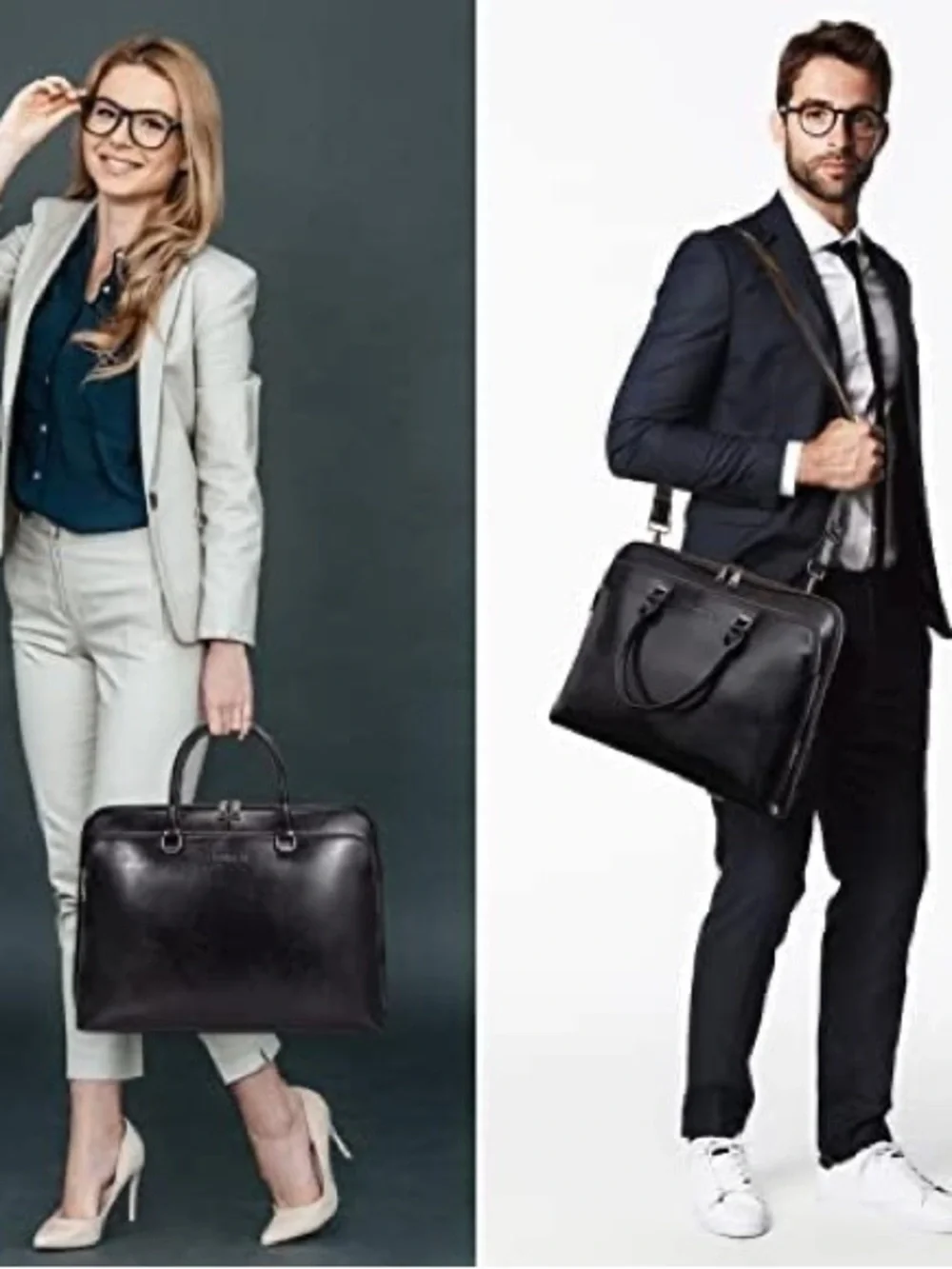 Blofinche Laptop Messenger shoulder bag leather new with tags